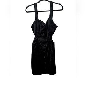 Rewash Black Corduroy Dress